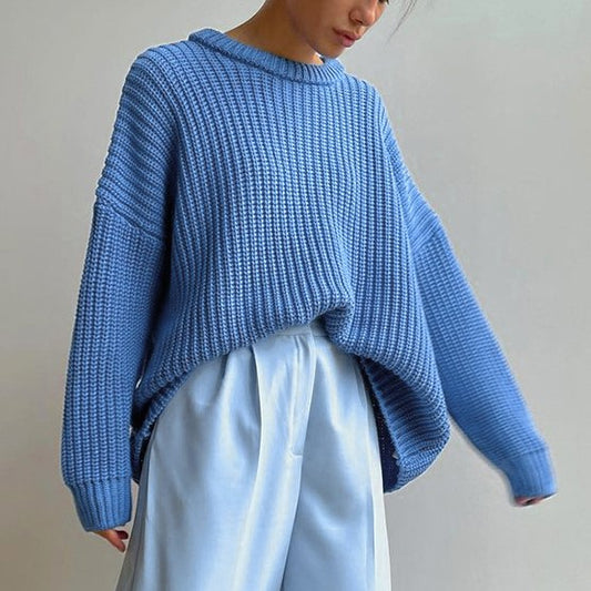 Blue Pullover Sweater