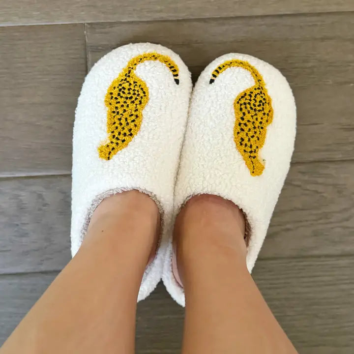 Cheetah Slippers