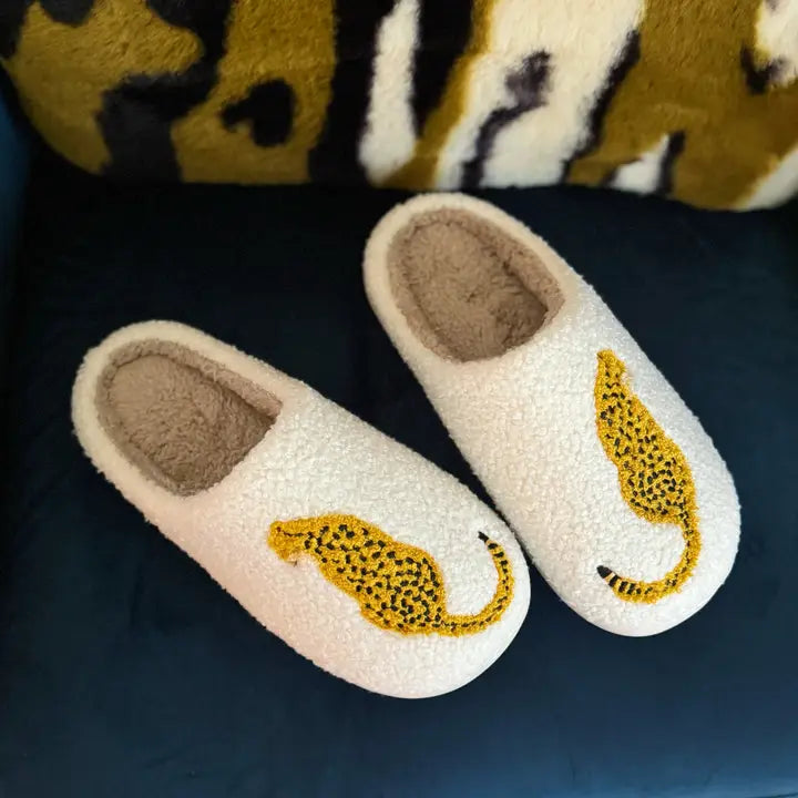 Cheetah Slippers